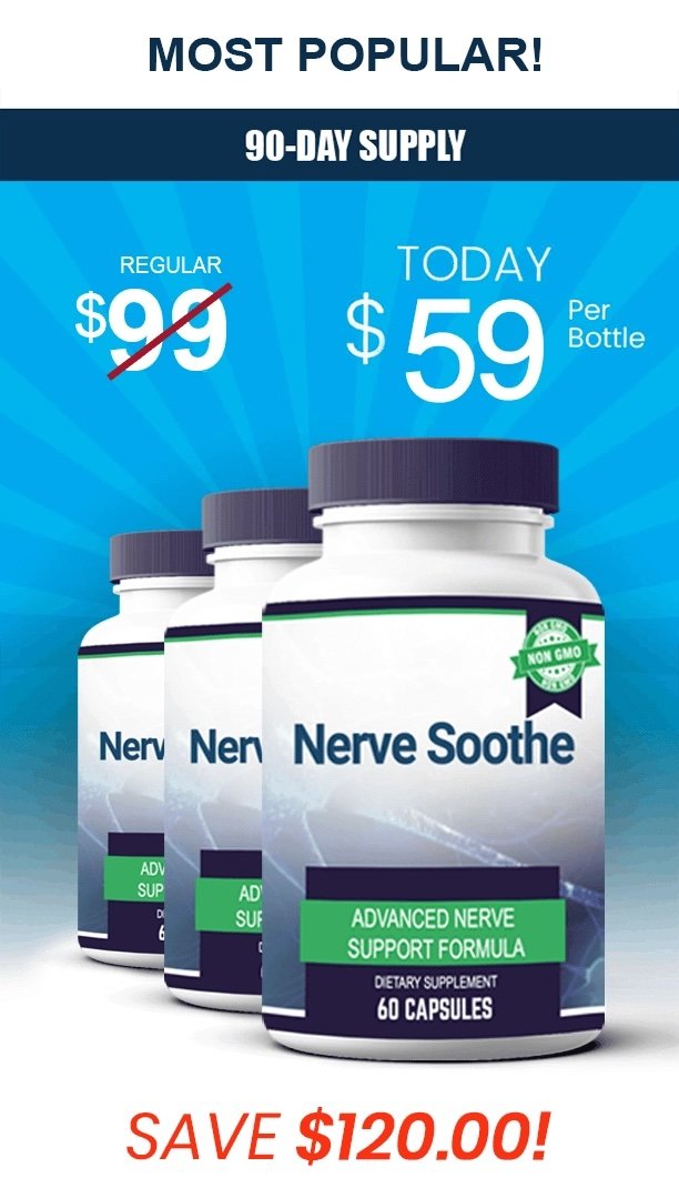 [Imagem de 3 Garrafas de Nerve Soothe]